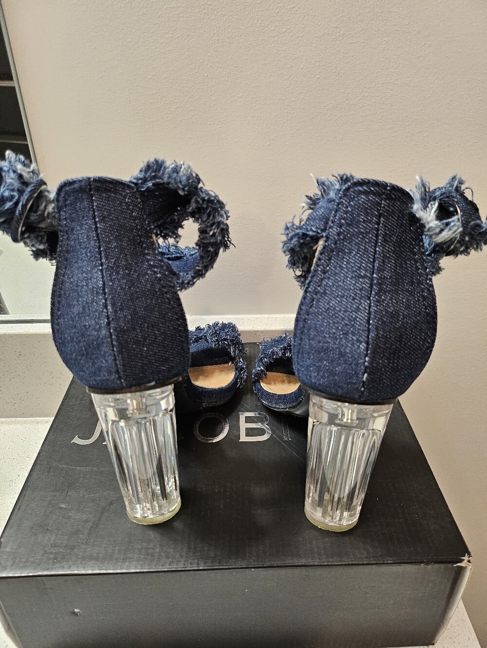 Denim Heels - Picture 5 of 9